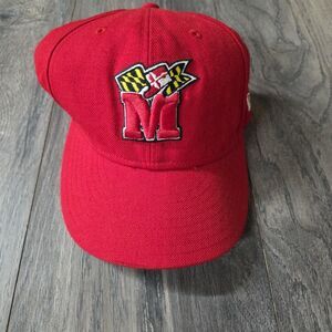 Maryland Terrapins New Era Fitted Hat 7 3/8